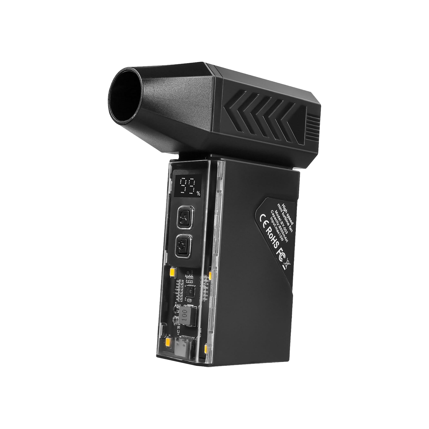 Portable Turbo Fan Air Duster & Vacuum Cleaner