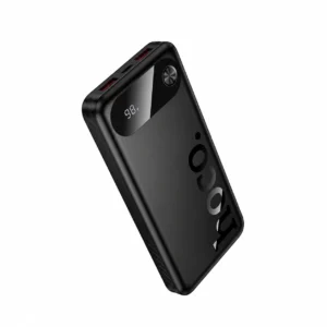 Black Hoco J154 power bank on a white background