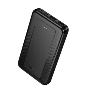 Slim 10000mAh power bank with a battery indicator