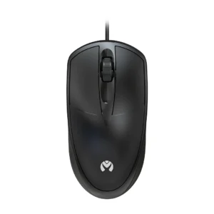 Black USB wired mouse with 1200 DPI resolution