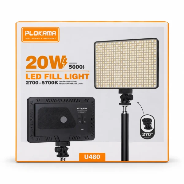 20W LED fill light with adjustable colour temperature