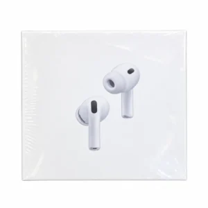 White in-ear wireless earbuds with silicone tips